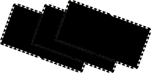 PAVIMENTO PVC | Autobloccante Industriale ad incastro - Mattonella Tile N6